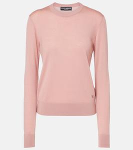 Свитер из чистой шерсти Dolce&Gabbana, Rosa Polvere Scuro