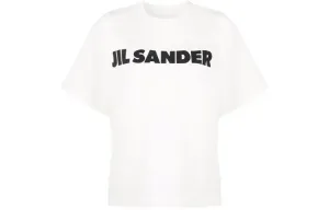 Женская футболка Jil Sander белого цвета