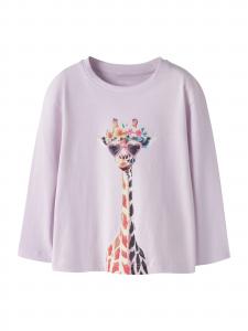 NAME IT Лонгслив 'NMFVOTEA' в пастельно-фиолетовом цвете