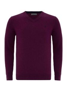 Свитер с v-образным вырезом Jacey Quinn Sweater Porto, светло-фиолетовый