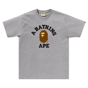 Футболка BAPE College Tee, Grey