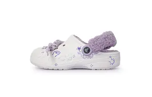 Crocs Классические клоуги Light Purple Milk Puff, женские, белый фиолетовый