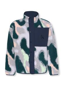 Флисовая куртка Calvin Klein Jeans, Navy/Dusty blue/Sky blue