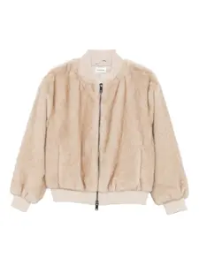 Куртка-бомбер из искусственного меха P.A.R.O.S.H., нейтральный