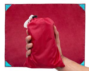 Плед для пикника, 100% полиэстер Zollner, красный