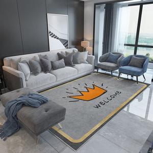 Budis Ковер 200х300 см для гостиной/спальни в скандинавском стиле, с полным покрытием, включает в себя коврик для входа