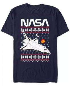 Мужская футболка NASA Shuttle Xmas с коротким рукавом Fifth Sun