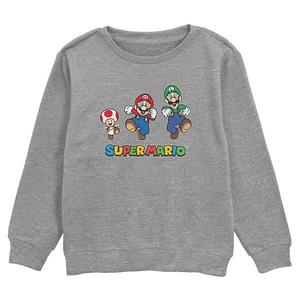 Детская флисовая толстовка с принтом Nintendo Super Mario Licensed Character