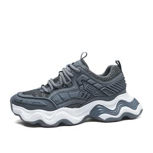 RENBEN Амортизирующие легкие низкие массивные кроссовки для мужчин с эффектом увеличения роста серые, цвет Gray