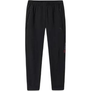 ANTA Трикотажные спортивные штаны мужские черные