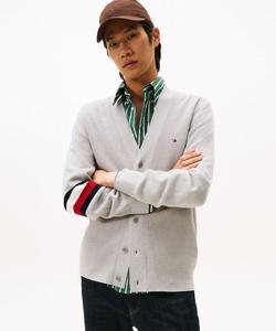 Кардиган из смеси хлопка и шелка.