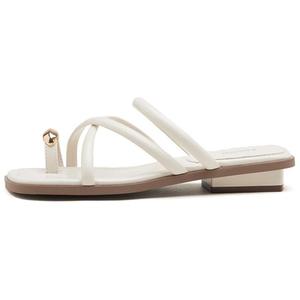 Тапочки-слайды 3 см женские AGSDON, Beige