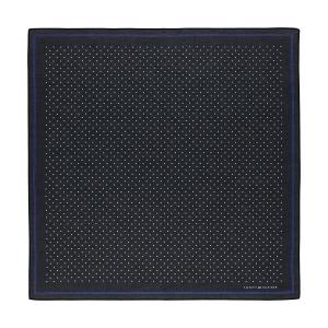 Носовой платок TOMMY HILFIGER из 100% хлопка с узором в горошек.