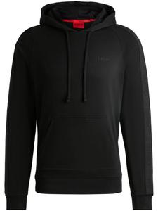 Худи с вышитым логотипом HUGO, черный