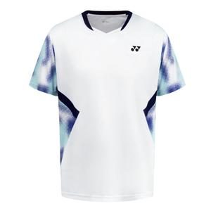 Мужская футболка для бадминтона YONEX, белый