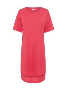 Длинное платье LSCN BY LASCANA Shirt, цвет beere