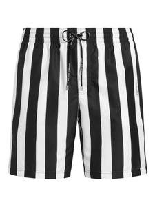 Полосатые шорты для плавания Dolce & Gabbana, черный