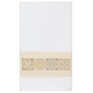 Linum Home Textiles Турецкий хлопок Vivian Набор украшенных полотенец из 3 предметов, темно-серый