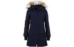 Пуховик женский синий Canada Goose