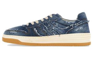 HOGAN Стильные мужские кроссовки для скейтбординга H630, цвет деним синий