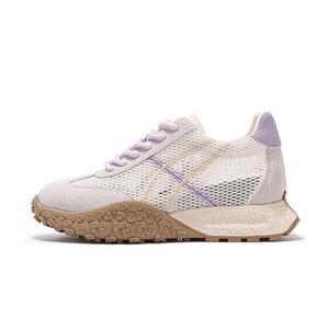 Нескользящие износостойкие низкие повседневные туфли для женщин Beixin, Yellow Mesh