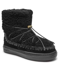 Утепленные эскимосские зимние ботинки Mou, черный