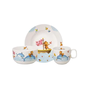 Набор детской посуды Kiddy Bears, 3 предмета Villeroy & Boch, синий