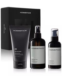 Мужской трехэтапный ежедневный набор по уходу за кожей Hommeface