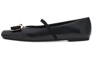 Новые балетки Vara Flat Ferragamo, черный