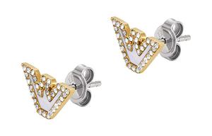 Стальные серьги-гвоздики Women's EMPORIO ARMANI, Basic Packaging