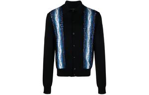 Crystal Cable Knit Polo AMIRI, черный