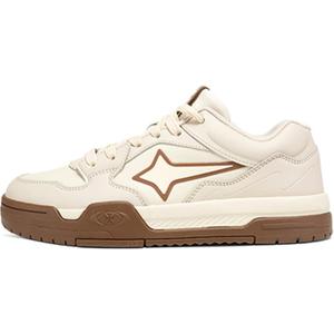 XTEP Противоскользящие износостойкие низкие детские скейтбординг кроссовки tea white для подростков