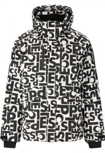 Спортивная куртка SLOPE Kenai, черный/белый