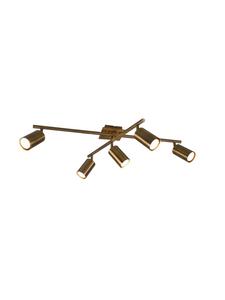 Потолочный светильник MARLEY из античной латуни Trio Leuchten