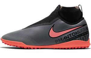 Футбольные бутсы Phantom Vision для мужчин, средний верх, темно-серый/ярко-оранжевый Nike