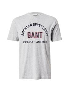 Футболка GANT, mottled grey