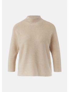 Вязаный свитер в цвете 82W2_песочный comma