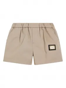 Шорты с логотипом Dolce & Gabbana Kids, нейтральный