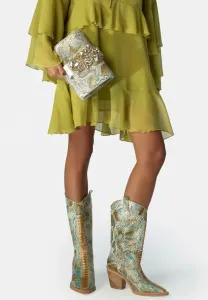 Ковбойские/Байкерские сапоги Alma En Pena, Camel