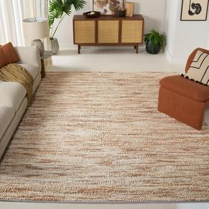 SAFAVIEH ковер 275 x 366 см - коллекция Natural Fiber Couture - большой - Ivory & Natural, ручной работы из джута, идеально для гостиной, спальни, столовой (NFC101A)