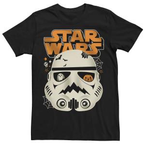 Мужская футболка с логотипом Trooper Spooky Helmet Star Wars