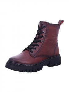 Ботильоны на шнуровке красного цвета Bagatt