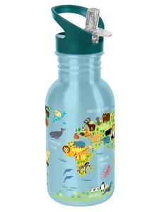 Geda Labels Бутылка для воды "Откуда ты родом?" светло-голубого цвета - 500 мл