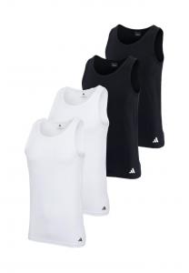 Майка/Топ 4 шт. активный гибкий хлопок Adidas, черный