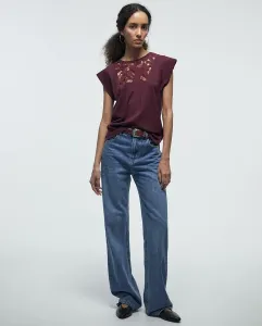 Романтичная футболка Sfera, бордовый