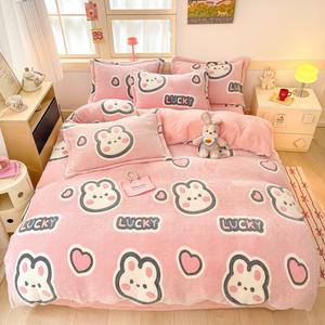 Disney Комплект постельного белья, 1.5-спальный, 4 предмета, для матраса 200x230 см