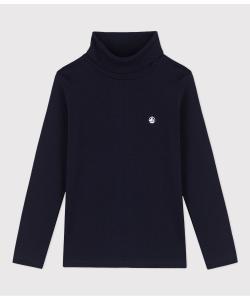 Футболка с длинными рукавами и высоким воротником