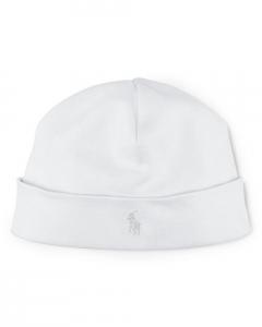 Двусторонняя шапка унисекс Layette Ralph Lauren – для малышей Ralph Lauren, цвет White