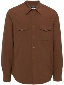 ASPESI фланелевая рубашка с подкладкой, коричневый