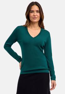 Джемпер FALKE Favorites V-Neck, Peacock/Green